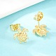 Brass Stud Earrings(EJEW-F405-02G)-4