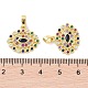 Real 18K Gold Plated Brass Micro Pave Cubic Zirconia Pendants(KK-L209-038G-01)-3