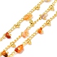 Handmade Natural Red Agate Beaded Chains(CHC-M024-01G-03)-1