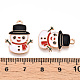 Christmas Theme Alloy Enamel Pendants(ENAM-N056-403F)-3