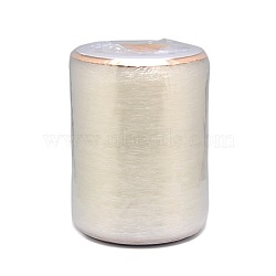 Korean Elastic Crystal Thread, DIY Jewelry Beading Stretch Cord Findings, Clear, 0.4mm, about 1093.61 yards(1000m)/roll(OCOR-O001-0.4mm-02)