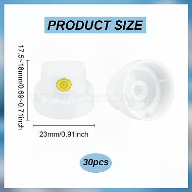 30piezas de tapa de lata de aerosol de repuesto pe(FIND-BC0005-31A)-2