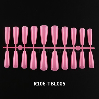 Solid Color Plastic Seamless Toe False Nail(MRMJ-R106-TBL005)-2