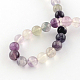 Round Natural Fluorite Beads Strands(G-R339-04)-2