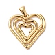 Golden Plated 304 Stainless Steel Pendants(STAS-L272-004G-02)-1