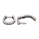 304 Stainless Steel Huggie Hoop Earrings(STAS-J033-14B-P)-3