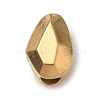 304 Stainless Steel Beads, Textured Nuggets, Golden, 6.5x4.5x4mm, Hole: 1.6mm(SA-B007-01G-B)