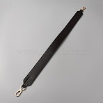 Leather Bag Straps, with Alloy Swivel Clasps, Coconut Brown, 64x3.85cm(PURS-WH0005-84KCG-01)