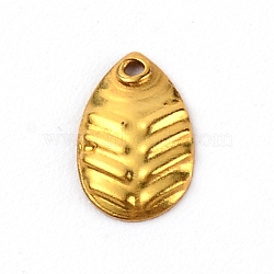 Iron Fishing Lures, Fishing Attractor Spinner Blades, for Hard Lures Worm Spinner Baits Spoons Rigs Making, Teardrop, Golden, 10.5x7x1mm, Hole: 1.2mm(FIND-WH0048-18G)