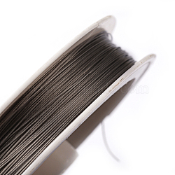 Tiger Tail Wire, Nylon-coated Stainless Steel, Original Color(Raw), Raw, 0.45mm, about 229.65 Feet(70m)/roll, 10 rolls/group(TWIR-R005-0.45mm-09)