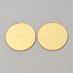 Adhesive Acrylic Cabochons Sheets, Mirror Mosaic Pieces, Mosaic Tiles for Arts DIY Crafts, Flat Round, 20x1mm(DIY-WH0308-380B-02)