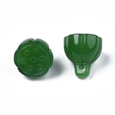 Imitation breloques de verre de jade(X-GLAA-S054-24B)-3