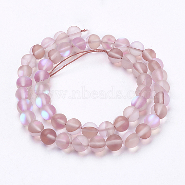 Synthetic Moonstone Beads Strands(G-K280-02-8mm-02)-2