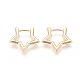 Brass Huggie Hoop Earrings(EJEW-F245-03G)-1