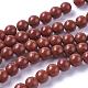 Chapelets de perles en jaspe rouge naturel(G-F348-01-8mm-AA)-2