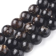 Natural Biotite Beads Strands, Round, 10mm, Hole: 1mm, about 41pcs/Strand, 16.02'(40.7cm)(G-L528-06B)