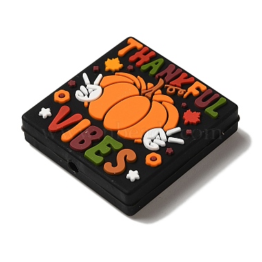 Thanksgiving Theme Silicone Beads(SIL-S006-05B)-2