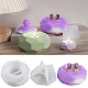 Faceted Hexagon DIY Silicone Candle Cup Molds(DIY-P078-05)-1