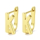 Brass Letter Stud Earrings for Women(EJEW-A038-01K-G)-1