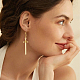 12 Pairs 6 Color Alloy Dangle Earrings with Iron Pins(EJEW-AB00041)-4