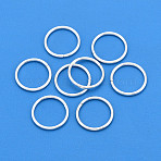 Iron Open Jump Rings, Cadmium Free & Lead Free, Silver, 14x1.2mm, about 2688pcs/1000g(IFIN-ZX002-07)
