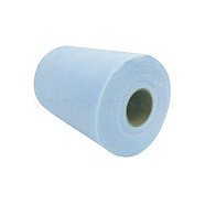 Deco Mesh Ribbons, Tulle Fabric, Tulle Roll Spool Fabric For Skirt Making, Alice Blue, 6 inch(15cm), about 100yards/roll(91.44m/roll)(OCOR-P010-D-C19)