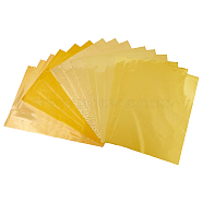 50Pcs 5 Styles PET Stamping Hot Foil Paper, Transfer Foil Paper, Elegance Laser Printer Craft Paper, Gold, 290~297x200~210x0.1mm, 10pcs/style(DIY-FH0006-17)
