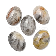 Natural Crazy Agate Cabochons, Oval, 18x13x5~5.5mm(X-G-C115-01A-33)