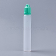 Plastic Bead Containers, with Lid, Column, Turquoise, 131x22mm, Capacity: 30ml(1.01 fl. oz)(CON-WH0043-05B)