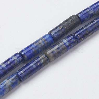 13mm Tube Lapis Lazuli Beads