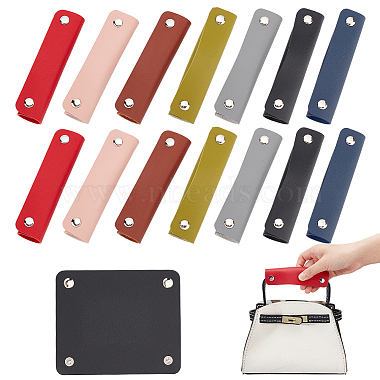 Mixed Color Imitation Leather Luggage Handle Wraps