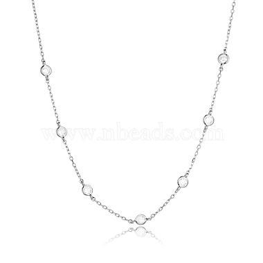 Clear Cubic Zirconia Necklaces