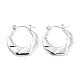 Non-Tarnish Twist Ring 304 Stainless Steel Hoop Earrings for Women(EJEW-C067-04P)-1