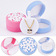 CHGCRAFT 4Pcs 2 Colors Velvet Jewelry Packing Boxes(VBOX-CA0001-003)-5