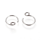 316 Surgical Stainless Steel Earring Hooks(X-STAS-E468-01P)-1