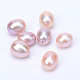 Natural Cultured Freshwater Pearl Half Drilled Beads(PEAR-R063-42C)-1