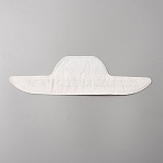 Non-Woven Fabric Disposable Neck Collar Sweat Pads, Collar Shirt Protector, Absorbent Collar Liners Pads, PeachPuff, 68x248x0.8mm(AJEW-WH0472-22)