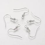 Silver Brass Earring Hooks(KK-Q261-4)