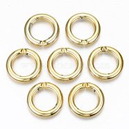 CCB Plastic Linkings Rings, Quick Link Connectors, For Jewelry Cable Chains Making, Ring, Golden, 25x4mm, Inner Diameter: 16mm(CCB-N005-004C-01G)