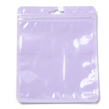 Lilac Rectangle Plastic Bags