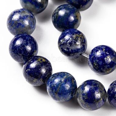 Natural Lapis Lazuli Round Beads Strands(G-I181-09-10mm)-3
