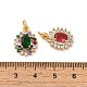 Brass Micro Pave Cubic Zirconia Pendants(KK-R162-088G)-3