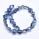 Electroplate Glass Beads Strands(EGLA-F134-HP03)-2