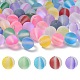 Transparent Frosted Glass Beads(FGLA-YW0001-02B)-2