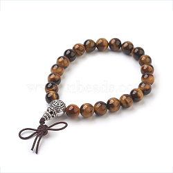 Black Tiger Eye Bracelets(BJEW-JB03845-05)