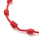 3Pcs 3 Size Nylon Braided Knot Cord Bracelet(BJEW-JB08369)-7