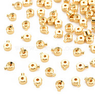 Rack Plating Brass Beads, Nickel Free, Real 18K Gold Plated, 4.5x3.5x3mm, Hole: 0.7mm(KK-N233-203)