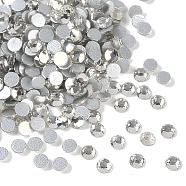 Glass Flat Back Rhinestone, Grade A, Back Plated, Faceted, Half Round, Crystal, 1.9~2mm, about 1440pcs/bag(X-RGLA-C002-SS6-001)