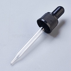 Glass Teardrop Set Transfer Graduated Pipettes, Black, 94x22mm, Capacity: 30ml(1.01fl. oz)(TOOL-WH0079-04C)