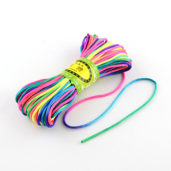 Acrylic Fiber Cords, Colorful, 2mm, about 21.87 yards(20m)/bundle, 6bundles/bag